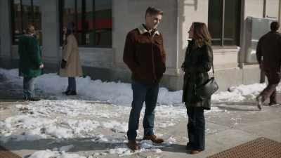 - Yeah? Oh, the film.
- Yeah. - Rescuing Christmas
