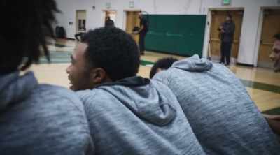 Yeah, his old ass pulled somethin'. He got
no business trying to dunk anything. - Last Chance U: Basketball