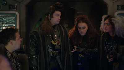 Yeah, one question. Giving birth -
why did you make it hurt? - Red Dwarf: The Promised Land