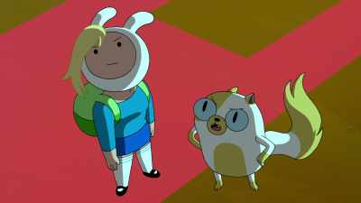 Yeah, our world
doesn't look like that at all. - Adventure Time: Fionna & Cake
