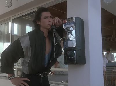 Yeah. Patch me into Vice—
Detective Crockett.
It's an emergency. - Miami Vice