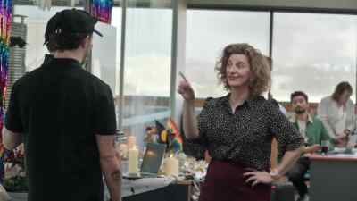 -Yeah, we probably gotta--
-'Scuse me. [Hannah mumbles] - The Office