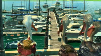 Yeah. Reckon somebody ought to help the poor guy. - Finding Nemo