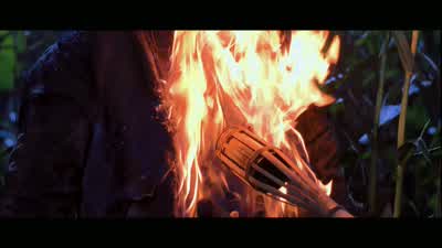 Yeah! Burn, motherfucker! - Freddy vs  Jason