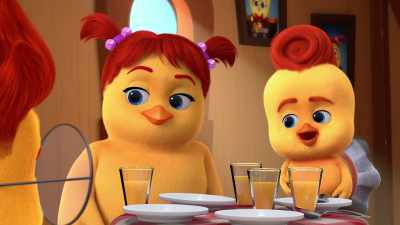 Yeah! She might even be so happy
she'll give us more cookies. - The Chicken Squad