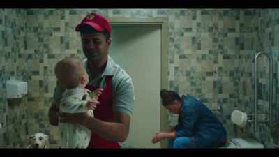 Yeah!
She's a real poop machine. - The Baby