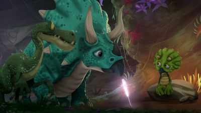 -Yeah, you should be sorry.
-And what about you? - Gigantosaurus