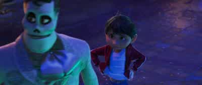 -Yeah, showing his midsection. - Coco