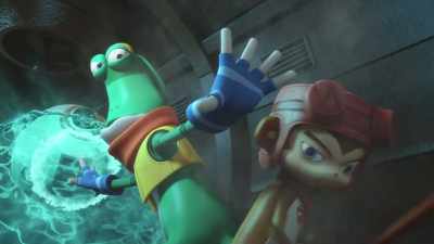 - Yeah, so?
- So Oscar's a super villain. - Bling