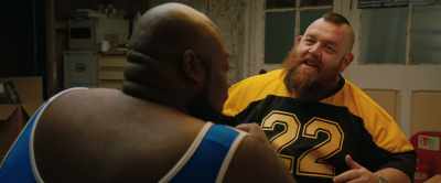- Yeah? Stings, innit?
- (SNIFFLES) - Fighting with My Family