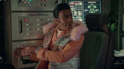 Yeah - straight through
the cremation curtain and into an urn. - Red Dwarf: The Promised Land