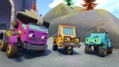 Yeah. That was really smart, and brave. - Mighty Monsterwheelies
