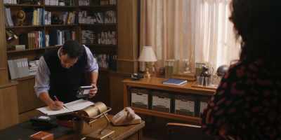 Yeah, and the assignment was
to deliver it like a real newscaster. - Firefly Lane