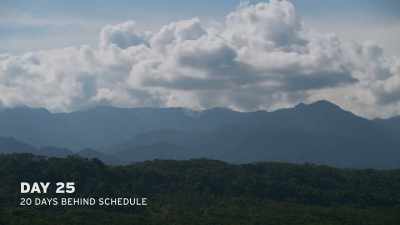 Yeah, the clouds over there
in the mountains - Edge of the Earth
