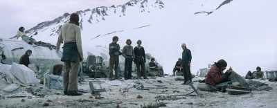 Yeah. The idiots
who flew right over us and didn't see us. - Society of the Snow