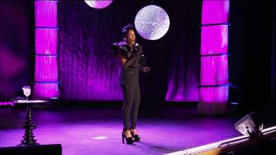 Yeah, the nigga net said
we couldn't get COVID, for two days. - Sommore: Queen Chandelier