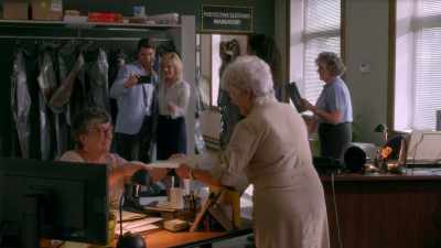 Yeah, the receptionist,
office manager-- - Carter