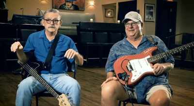 Yeah, the volume covers
our stuff, - Jimmie & Stevie Ray Vaughan: Brothers in Blues