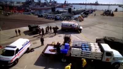 Yeah, there are multiple purposes for hydrofluoric acid on a naval base. - NCIS