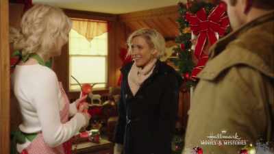 Yeah, there's a cancellation
on tomorrow's flight to Chicago. - Romance at Reindeer Lodge
