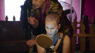 Yeah. There's layers of glue and makeup,
and everything there, - The World According to Jeff Goldblum