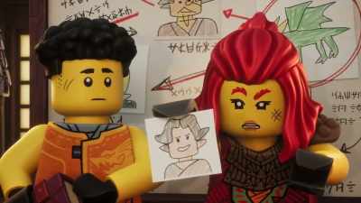 Yeah, threats like
this ugly guy, Bleckt! - LEGO Ninjago: Dragons Rising