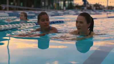 Yeah, watching us drive on the
left must be so traumatising! - Swimming for Gold