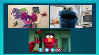 - Yeah?
- We need an old flip-flop - Sesame Street: Elmo's Playdate