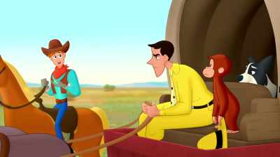 - Yeah, well I lost
the tracks a ways back. - Curious George: Go West, Go Wild