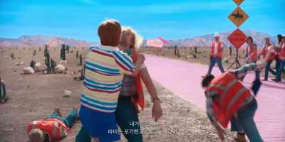 Yeah, well, I was wrong.
Barbie gave up. The Kens won. - Barbie