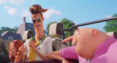 Yeah, well,
we really have to get going,
so nice meeting you, Chet. - Despicable Me 4