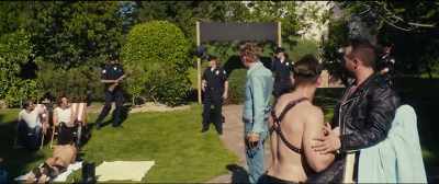 Yeah, we're looking for a suspect who
just robbed a minimarket down on Sunset. - Tom of Finland