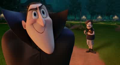 Yeah. We're over here, now. Had to scale it down. Insurance. - Hotel Transylvania 2