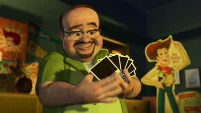 Yeah WhatOh oh Mr Konishi Yes I have the pictures right hereIn fact I'm in the car right now on my way to the office to fax them to youI'm going through a tunnel I'm breakin' up - Toy Story 2