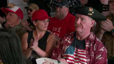 - Yeah!
- When the big, uh, - Reno 911! The Hunt for QAnon