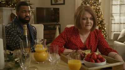 Yeah, with all due
respect, you disowned Todd. - A Christmas Karen