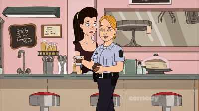 - Yeah, that won't be romantic at all.
- Huh... - Corner Gas Animated
