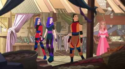 Yeah, wow.
it's a lot cleaner now, too. - Descendants: The Royal Wedding