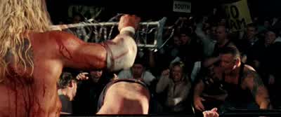 Yeah! Yeah! Hit him! - The Wrestler