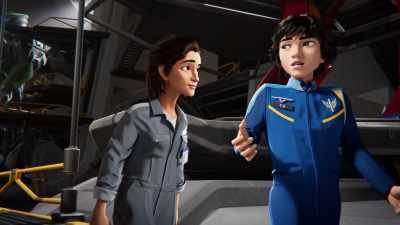 Yeah. Yeah, it was close. Tanaka saved us. - Mech Cadets