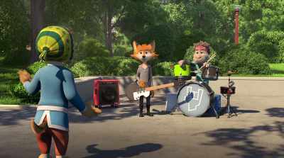 Yeah, yeah. I've just been, uh,
hanging out with Mr. Scattergood. - Rock Dog