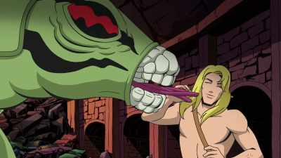 Yeah. Yes. "Click-clack" to you, too. - DC Showcase: Kamandi: The Last Boy on Earth!