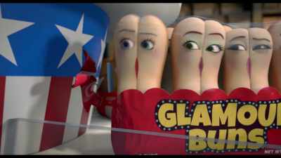 Yeah! You know it, baby.
Work those buns! - Sausage Party