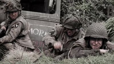 Yeah You think this is a ticket home - Band of Brothers