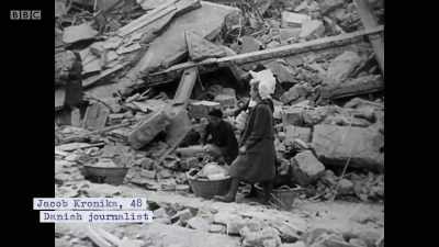 Years back, they screamed "Heil." - Berlin 1945