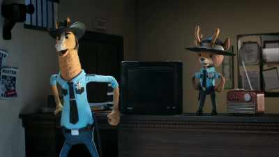 -Yee-haw!
-[hip-hop music playing] - Buddy Thunderstruck