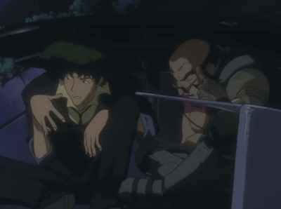 - Yeesh.
- I know I've seen that woman before. - Cowboy Bebop