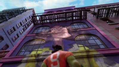 Yeesh, tall building.
I ain't so good with heights myself. - The Soccer Football Movie
