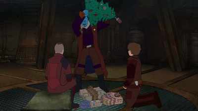 (YELLING ANGRILY) - The Guardians of the Galaxy Holiday Special