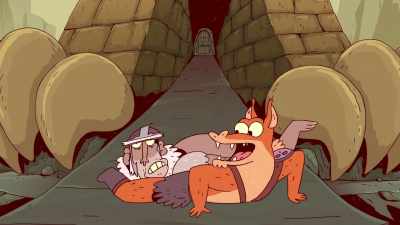 -[yelling]
-[both grunt] - ThunderCats Roar